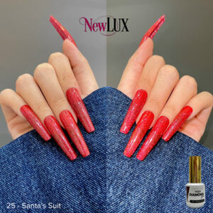 NewLUX Diamond Gel .5oz - #25 Santa's Suit