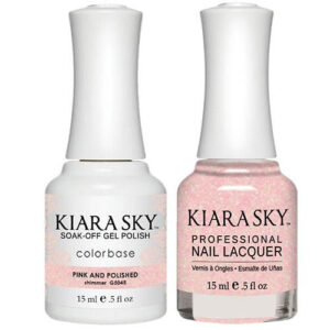 Kiara Sky All In One - Duo Matching Colors 0.5oz - 5045 Pink and Polished