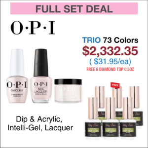 OPI Trio Matching Colors - Full Set 73 Colors w/ 6pcs Cre8tion Top Diamond Free